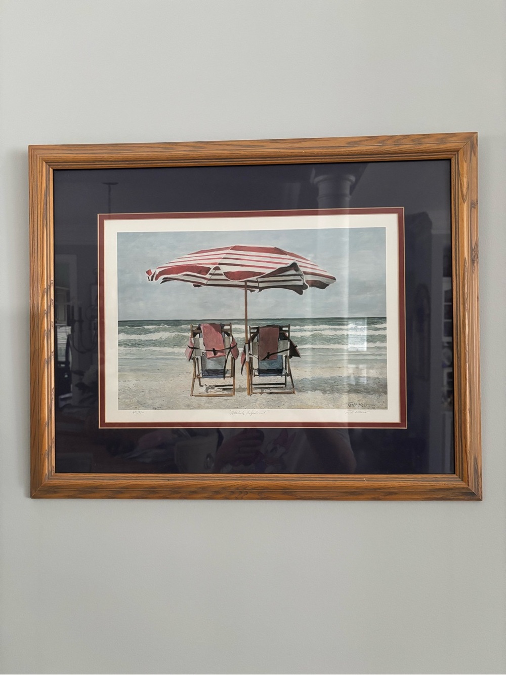 Tripp Harrison “Attitude Adjustment” Signed Limited Edition Lithograph – Framed